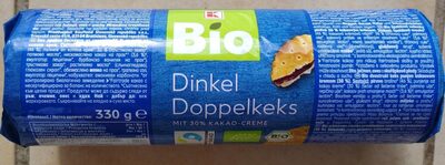 Dinkel Doppelkeks front packaging