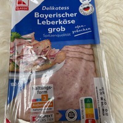 Bayrischer Leberkäse dünn