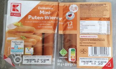 Mini-Putenwiener front packaging