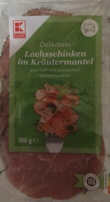 Lachsschinken im Kräutermantel