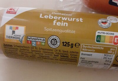 Leberwurst fein