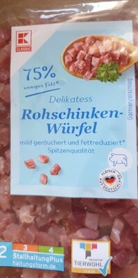 Rohschinkenwürfel Leicht