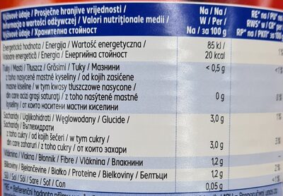 Цели белени домати в доматен сок nutrition facts table