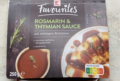 Rosmarin und Thymian Sauce