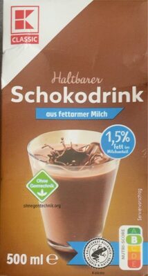 Haltbare Schokomilchdrink aus fettarmer Milch