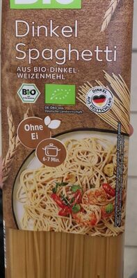 Dinkel Spaghetti front packaging