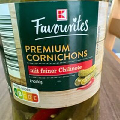 Gewürzgurken Cornicons Chilinote