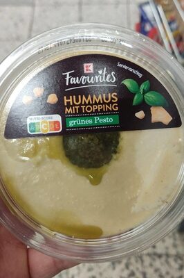 Hummus grünes Pesto