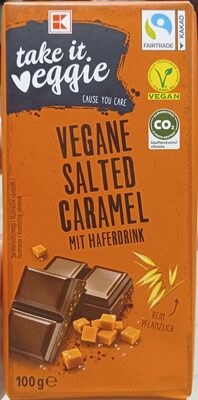 Vegane salted caramel mit Haferdrink