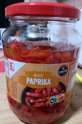 ROTE PAPRIKA IN STREIFEN