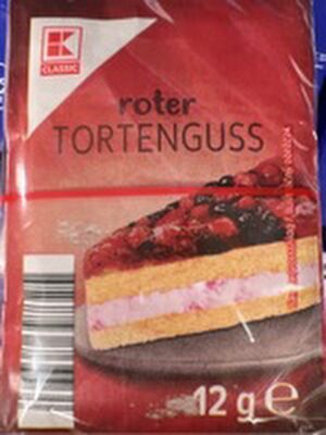 roter Tortenguss