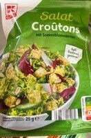 Salat Croûtons mit Sonnenblumenkernen