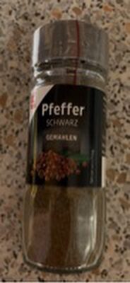 Pfeffer Schwarz gemahlen