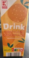 Drink Orangen Geschmack