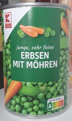 Erbsen und Möhren/ Kcl front packaging