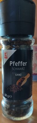 Pfeffer, schwarz, ganz