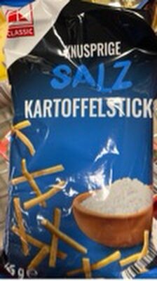 Knusprige Salz Kartoffelsticks