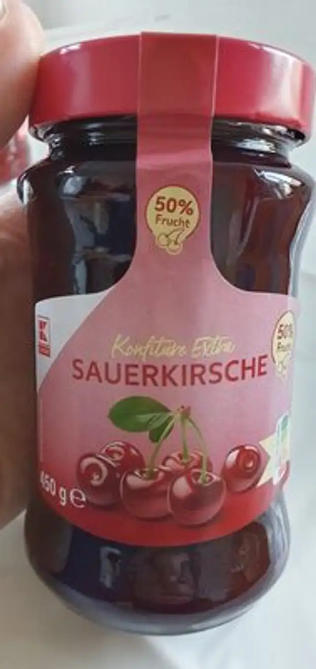 Konfitüre Extra Sauerkirsche front packaging