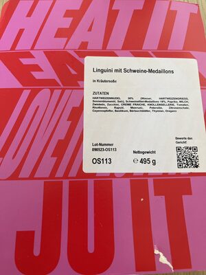 Linguini mit Schweine-Medailloons