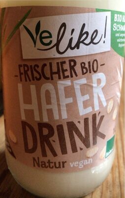 Frischer Bio Haferdrink Natur