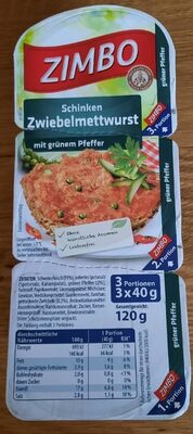 Schinken Zwiebelmettwurst