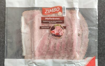 Pfefferbraten gepökelt und vom Stück geschnitten