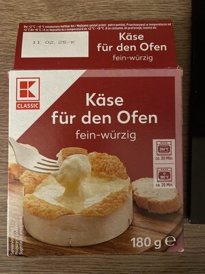 Käse für den Ofen