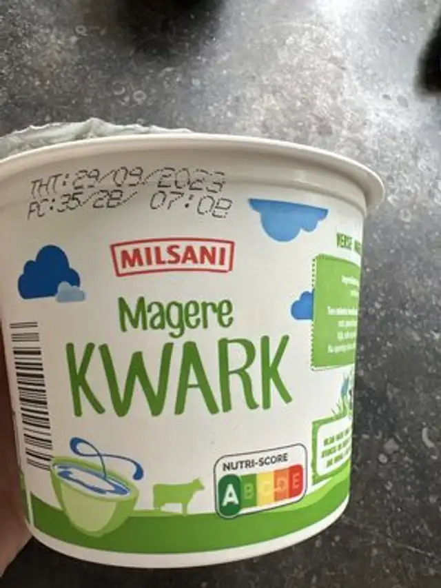 Magere kwark front packaging