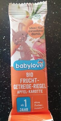 Babylove bio Fruchtriegel Apfel Karotte