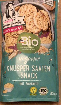 Knusper Saaten Snack front packaging