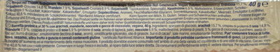 Sportness Natural Protein ingredients label