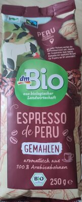 espresso de peru front packaging