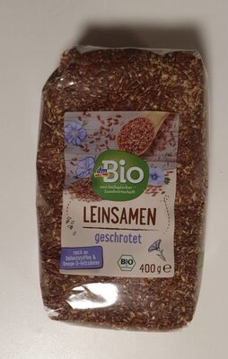 Leinsamen geschrotet