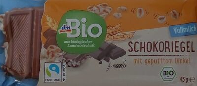 Schokoriegel-mit gepufftem Dinkel
