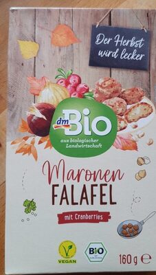 Maronen Falafel mit Cranberries
