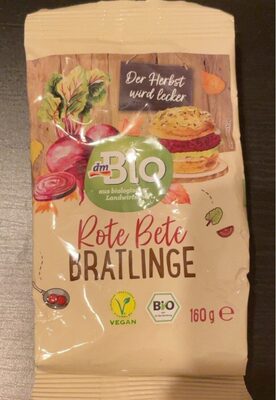 Rote Bete Bratlinge front packaging