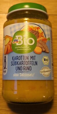 Karotten mit Süßkartoffeln und Rind (ab 8. Monat)