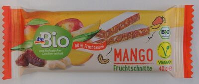 Mango Fruchtschnitte front packaging