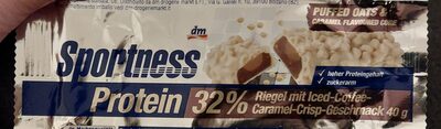 Proteinriegel 32% mit Iced-Coffee-Caramel-Crisp-Geschmack
