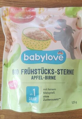 Bio Frühstücks-Sterne Apfel Birne