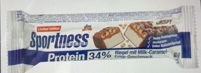Proteinriegel 34% • Milk- Caramel- Crisp