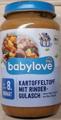 Kartoffeltopf mit Rindergulasch (ab 8. Monat)