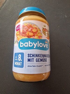 Schinkennudeln mit Gemüse (ab 8. Monat)