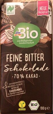 Feine Bitter Schokolade 70% Kakao - Bio