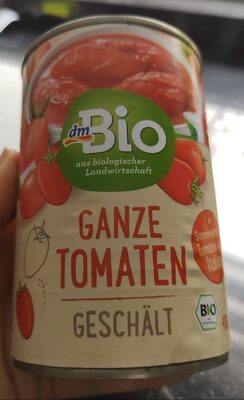 Ganze Tomaten geschält front packaging