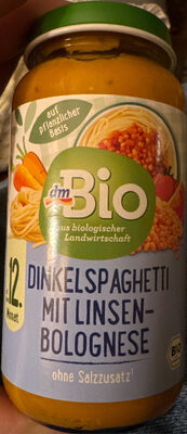 Dinkelspaghetti mit Linsenbolognese