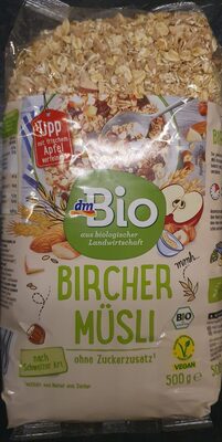 Bircher Müsli nach Schweizer Art ohne Zuckerzusatz