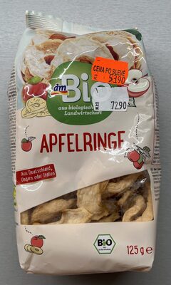 Bio Apfelringe getrocknet