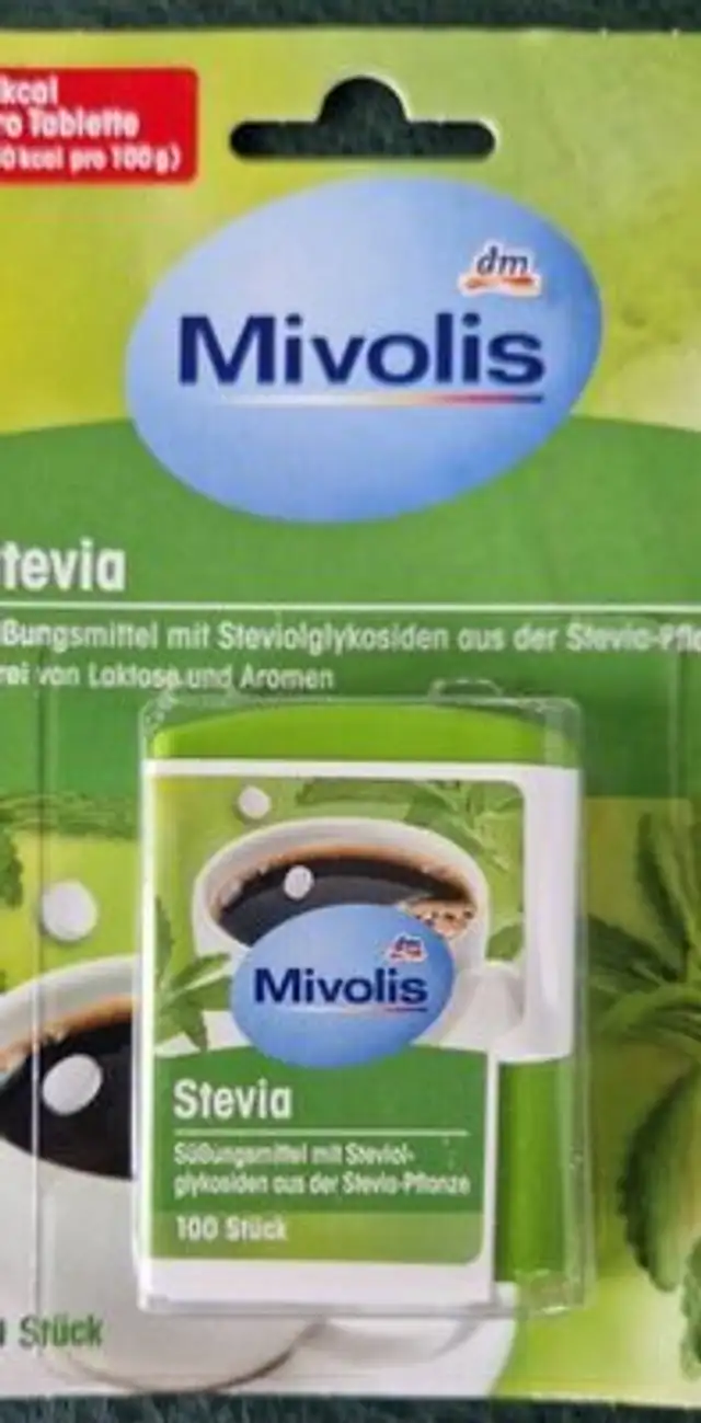 Stevia front packaging