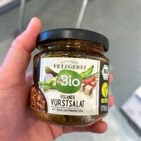 Veganer Wurstsalat